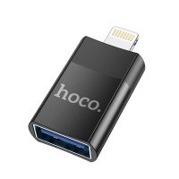 Адаптер Hoco UA17 iP Male to USB female USB2.0 adapter / Lightning + №8829