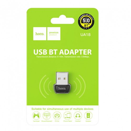 Адаптер Hoco UA18 USB BT adapter