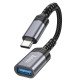 Адаптер Hoco UA24 Adapter Type-C to USB-A female USB3.0