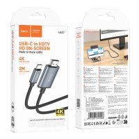 Кабель Hoco UA27 HD on-screen cableType-C  to HDTV / Кабелі + №9830