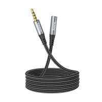 Аудио кабель Hoco UPA20 3.5 audio extension cable male to female(L=2M) / Кабелі / Перехідники + №8839