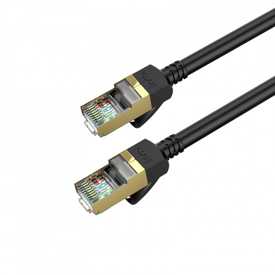 Сетевой кабель для интернета Hoco US02 Level pure copper gigabit ethernet cable(L=3M)