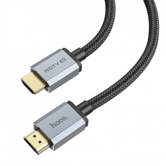 Видео кабель Hoco US03 HDTV 2.0 Male to Male 4K HD data cable(L=2M)