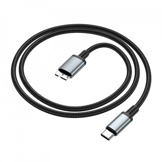 Кабель Hoco US10 Type-C to Micro USB3.0 excellent speed cable