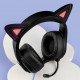 Игровые наушники с микрофоном Hoco W107 Cute cat luminous cat ear gaming headphones