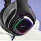 Игровые наушники с микрофоном Hoco W107 Cute cat luminous cat ear gaming headphones