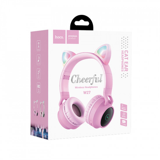 Наушники Hoco W27 Cat ear wireless headphones