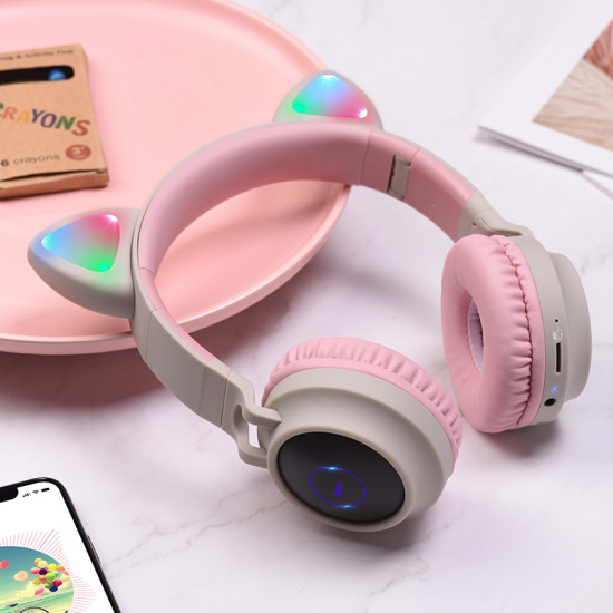 Наушники Hoco W27 Cat ear wireless headphones