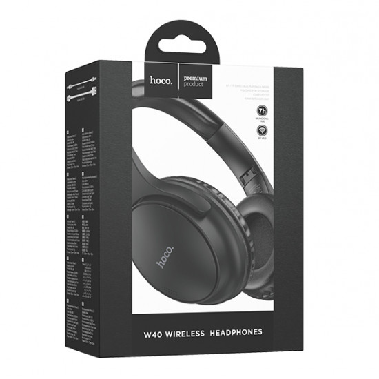 Беспроводные наушники Hoco W40 Mighty BT headphones