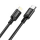 Кабель Hoco X14 Double speed PD charging data cable for iP(L=1M)