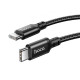 Кабель Hoco X14 Double speed 60W charging data cable Type-C to Type-C(L=1M)