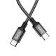 Кабель Hoco X14 Double speed 60W charging data cable Type-C to Type-C(L=1M)