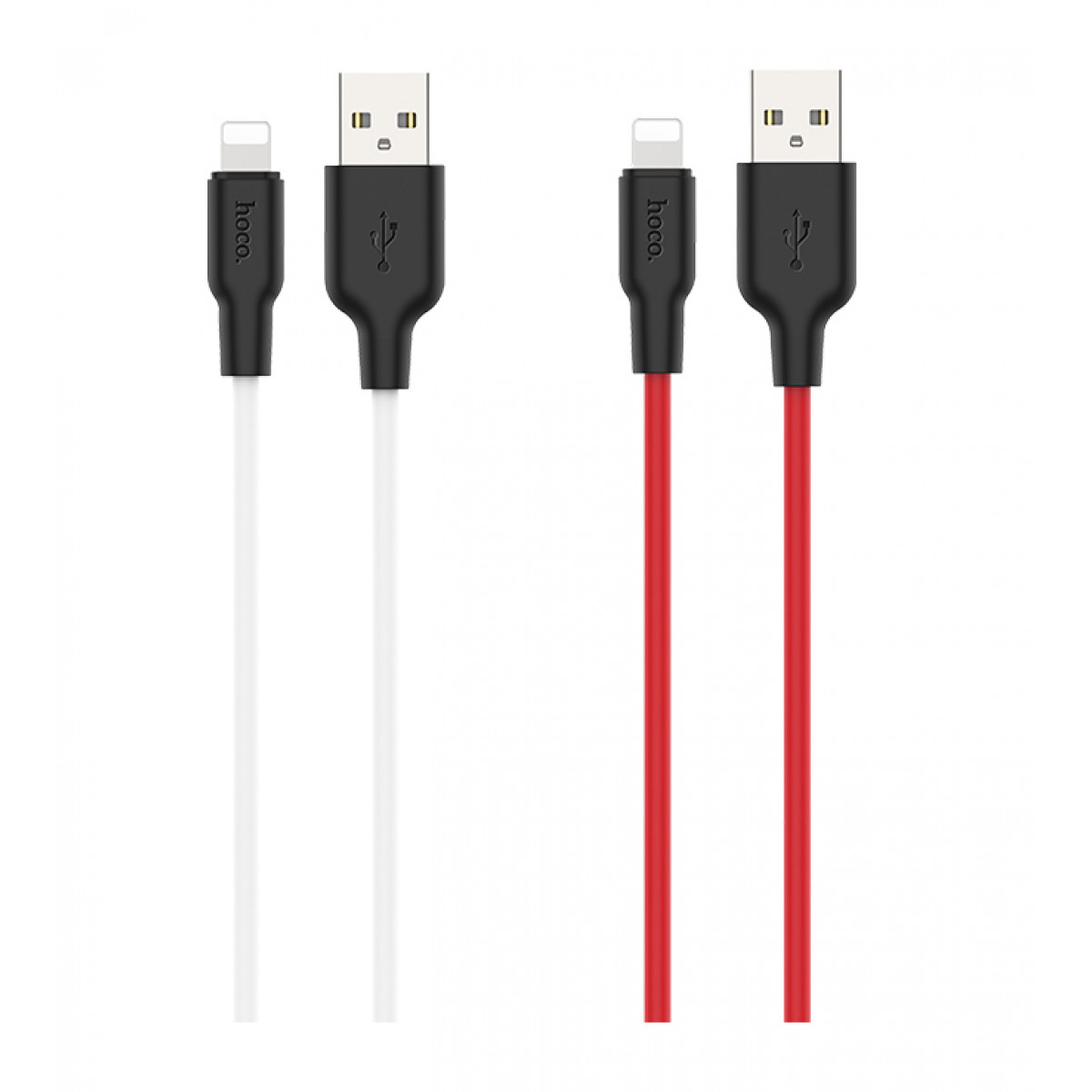 Кабель Hoco X21 Plus Silicone PD 20W Lightning (1m)