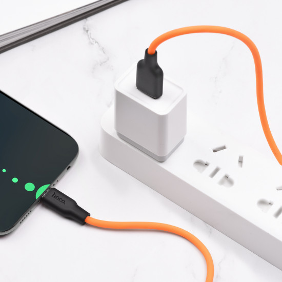 Кабель Hoco X21 Plus Silicone Micro USB (1m)