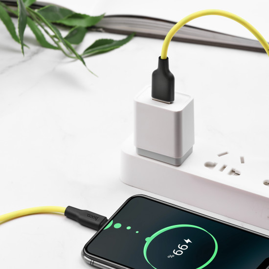 Кабель Hoco X21 Plus Silicone Micro USB (1m)
