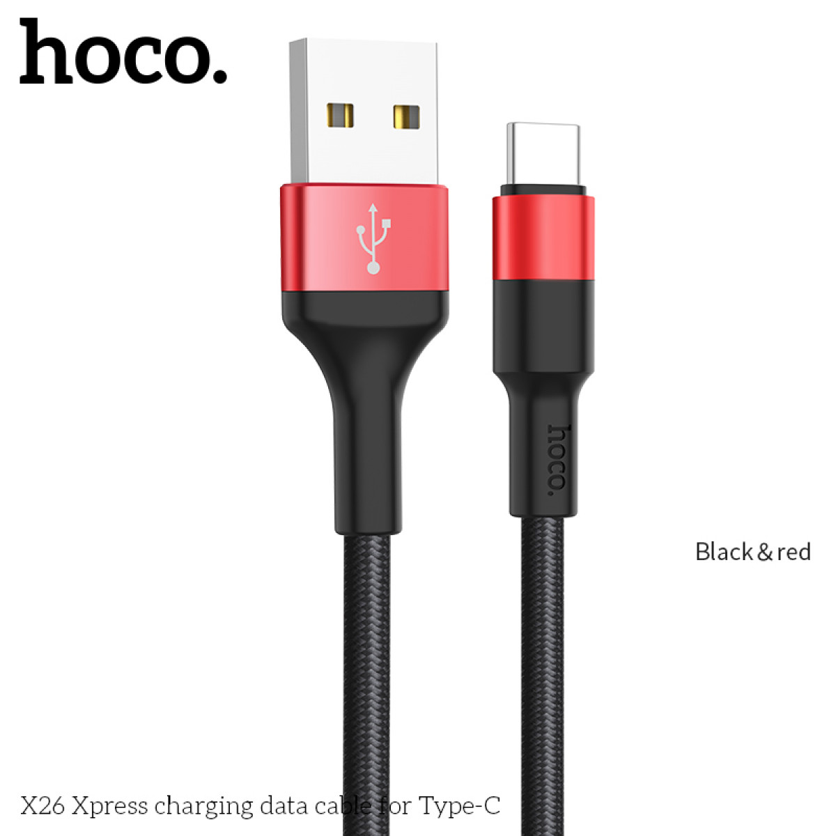 Кабель Hoco X26 Xpress charging data cable for Type-C