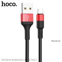 Кабель Hoco X26 Xpress charging data cable for Type-C / Type-C + №8879