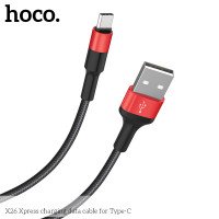 Кабель Hoco X26 Xpress charging data cable for Type-C / Бренд + №8879