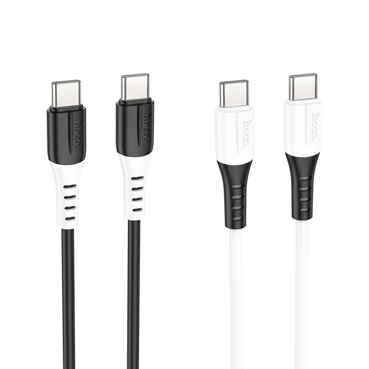 Кабель Hoco X82 Type-C to Type-C 60W silicone charging data cable