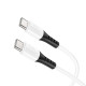 Кабель Hoco X82 Type-C to Type-C 60W silicone charging data cable