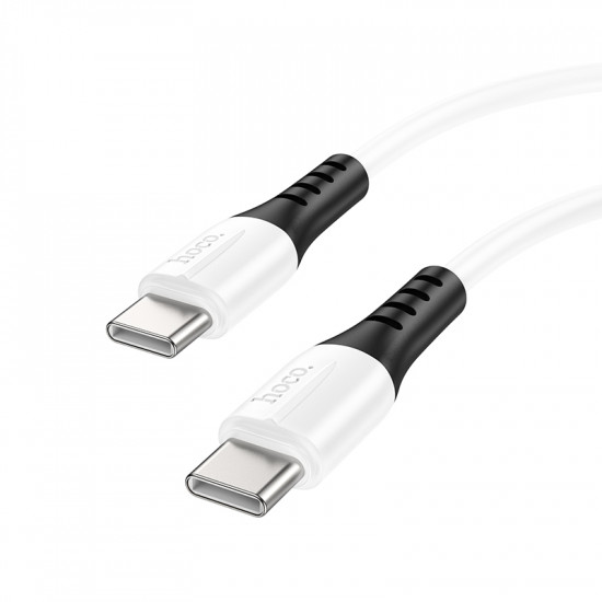 Кабель Hoco X82 Type-C to Type-C 60W silicone charging data cable