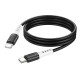 Кабель Hoco X82 Type-C to Type-C 60W silicone charging data cable