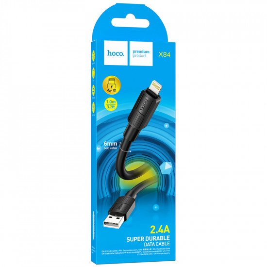 Кабель Hoco X84 iP Solid charging data cable