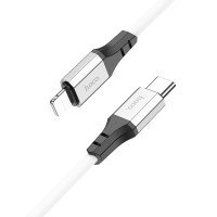 Кабель Hoco X86 iP Spear PD silicone charging data cable / Lightning + №8869
