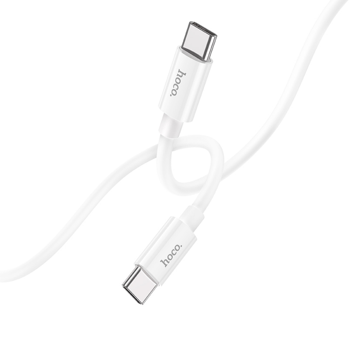 Кабель Hoco X87 Magic silicone 60W PD charging data cable for Type-C to Type-C