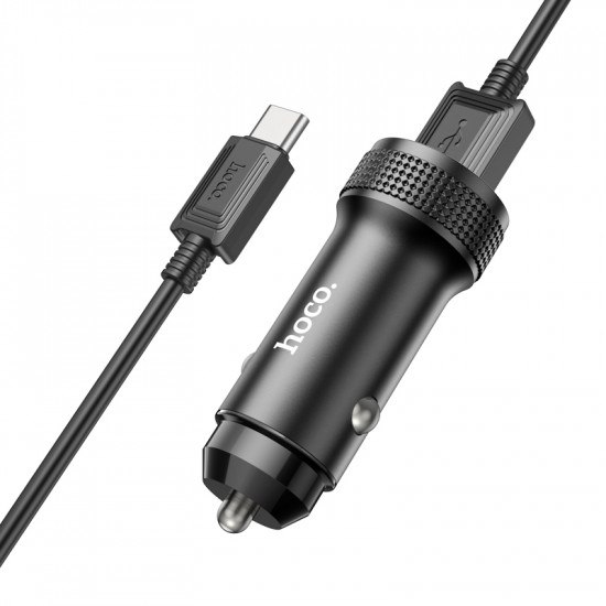 АЗУ Hoco Z49A Level single port QC3.0 car charger