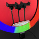 Кольцевая лампа Ring Light RGB LED MJ45 45см