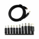 Кабель питания для ноутбука 65W с набором переходников с USB Type-C на DC 10 in 1