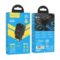СЗУ Hoco N26 Maxim single port QC3.0 charger(EU) / Администрирование + №7998