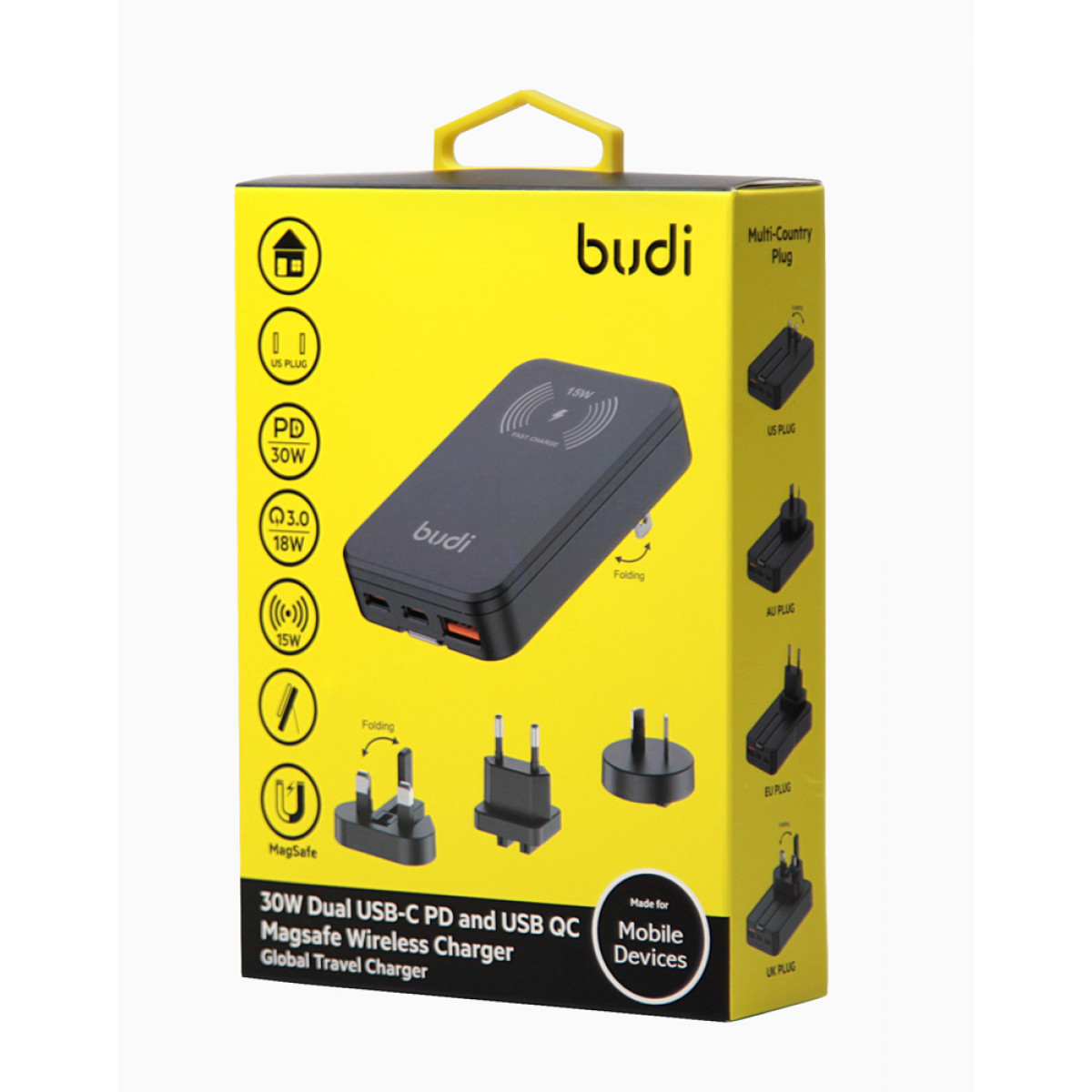 AC336WSB - Budi Home Charger 2 USB