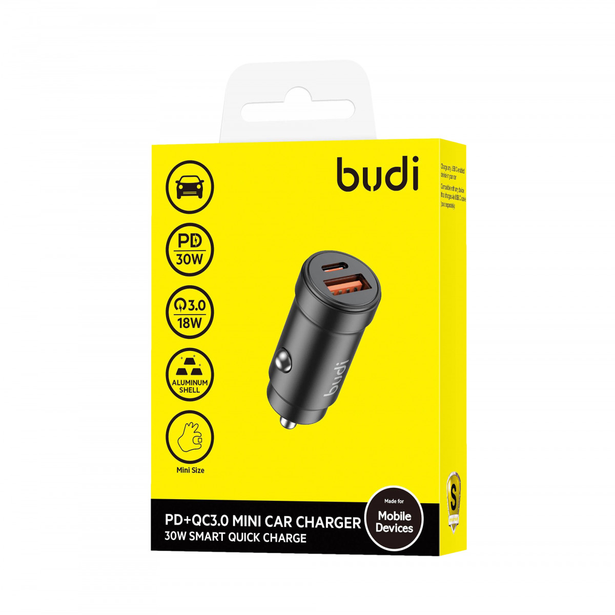 602 - Budi Wireless Car Charger