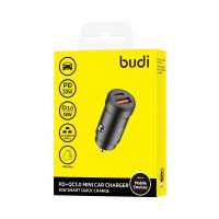 CC602B - Budi Mini Car Charger 30W PD+QC3.0 / Budi + №9956