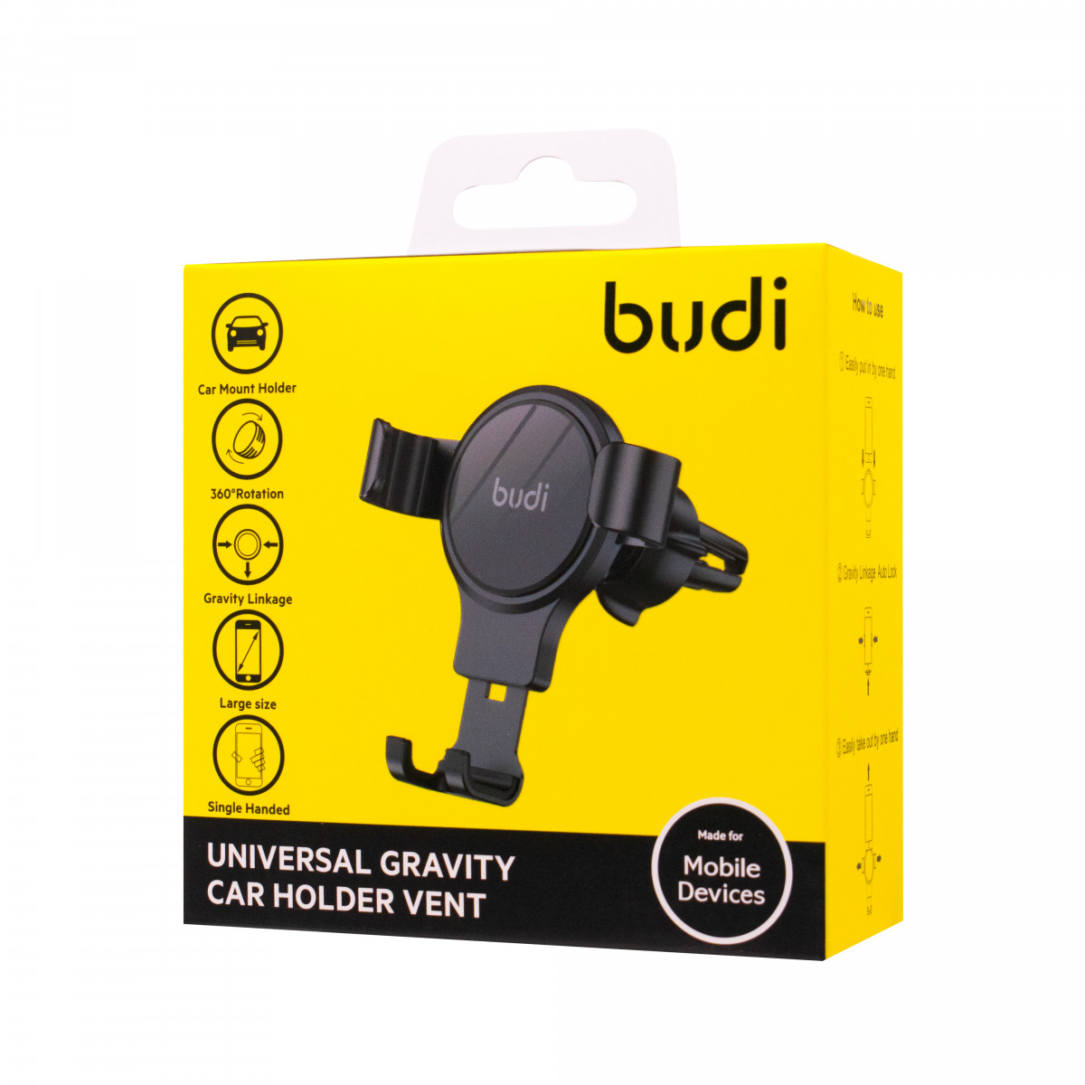 CM557B - Budi Universal Gravity Vent Car Holder