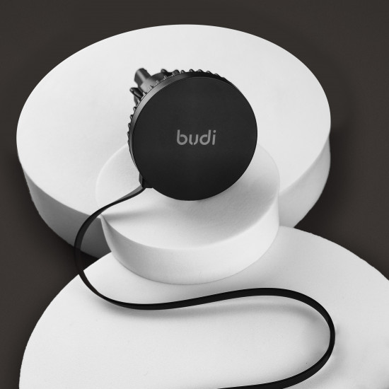 CM579B - Budi  Universal Magnetic Wireless Car Charger and Holder - Windshield + Vent + Retractable