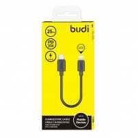 DC023TL025B - USB Кабель Budi Type-C to Lightning Charge/Sync PD 35W 25cm / Budi + №9963