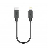 DC023TL025B - USB Кабель Budi Type-C to Lightning Charge/Sync PD 35W 25cm / Кабеля + №9963