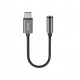 DC105B - AUX Cable Budi USB-C to 3.5 mm 11cm