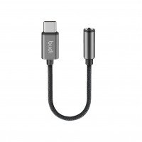 DC105B - AUX Cable Budi USB-C to 3.5 mm 11cm / Кабелі + №9964