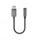 DC105B - AUX Cable Budi USB-C to 3.5 mm 11cm