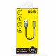 DC106B - AUX Cable Budi USB-A  to 3.5mm 11cm