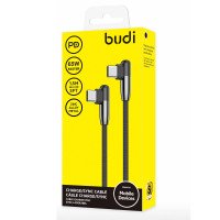 DC199TT Budi Charge/Sync cable 65W Type-C to Type-C 1.5m / Кабелі + №8472