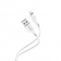 DC256L10W - Budi USB-кабель USB-A  to Lightning Liquid Silica Gel 3A 1m / Кабелі + №9954