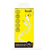 DC256TT10W - Budi USB Cable Type-C to Type-C Liquid Silica Gel PD 65W 1m / Budi + №9951