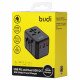 M8J333 - Home Charger Budi 4 USB,25W,Global Travel Charger with UK plug