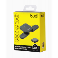 WL4500B Budi Wireless Charging 3 in 1 / ЗУ для часов + №8479