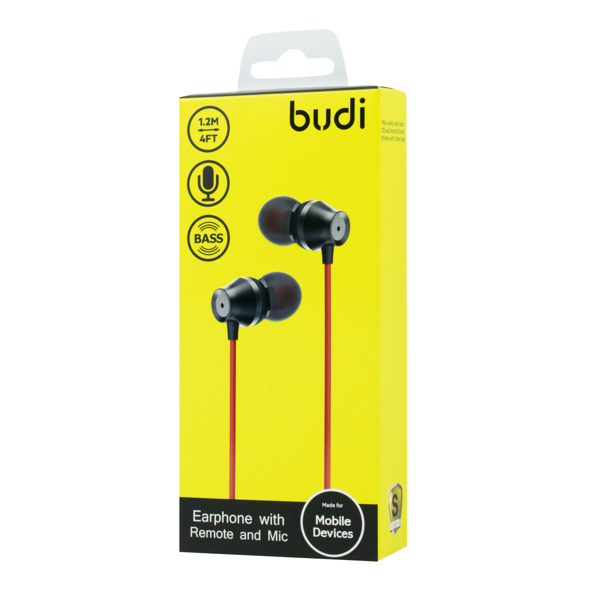 EP99B - HF Budi Earphone 1.2m